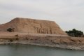 Blick auf Abu Simbel vom Nassersee aus