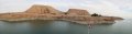 Blick auf Abu Simbel vom Nassersee aus