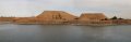 Blick auf Abu Simbel vom Nassersee aus