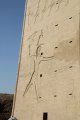 Horustempel in Edfu mit dem grÃ¶Ãten Pylon nach demjenigen von Karnak