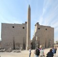 Amun-Tempel in Luxor, welchen eine 2,6 km lange Spingenallee mit Karnak verband