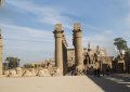 Amun-Tempel in Luxor, welchen eine 2,6 km lange Spingenallee mit Karnak verband