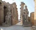 Amun-Tempel in Luxor, welchen eine 2,6 km lange Spingenallee mit Karnak verband