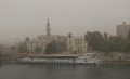 Nil-Kreuzfahrt in OberÃ¤gypten, Sandsturm Ã¼ber den Nil